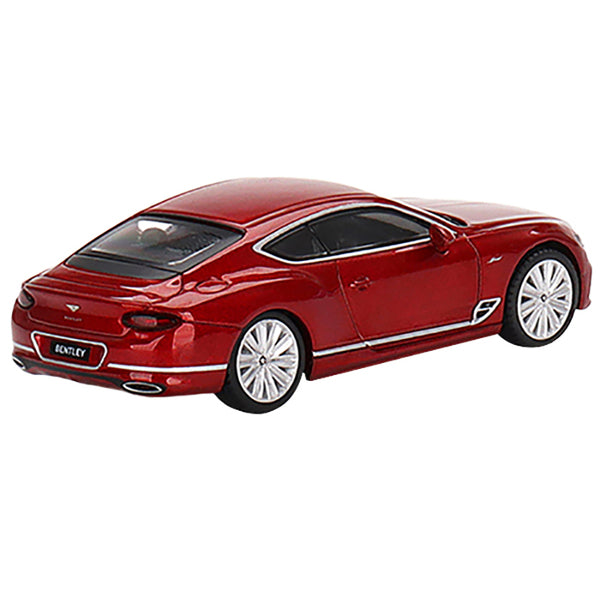 2022 Bentley Continental GT Speed Candy Red Limited Edition to 1200 pieces Worldwide 1/64 Diecast Model Car by True Scale Miniatures