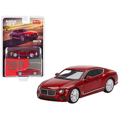 2022 Bentley Continental GT Speed Candy Red Limited Edition to 1200 pieces Worldwide 1/64 Diecast Model Car by True Scale Miniatures