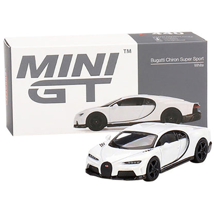 Bugatti Chiron Super Sport White Limited Edition to 4800 pieces Worldwide 1/64 Diecast Model Car by True Scale Miniatures