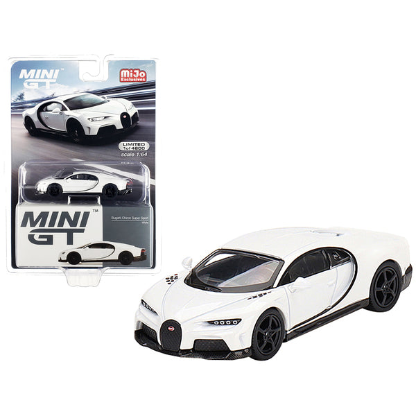 Bugatti Chiron Super Sport White Limited Edition to 4800 pieces Worldwide 1/64 Diecast Model Car by True Scale Miniatures