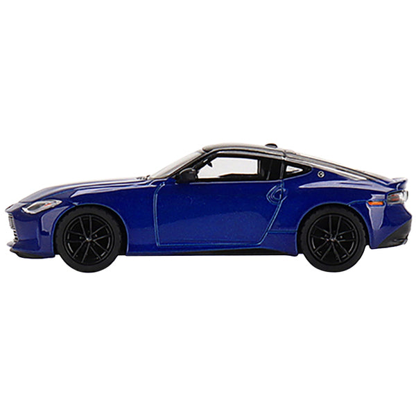 2023 Nissan Z Performance Seiran Blue Metallic with Black Top Limited Edition to 3000 pieces Worldwide 1/64 Diecast Model Car by True Scale Miniatures