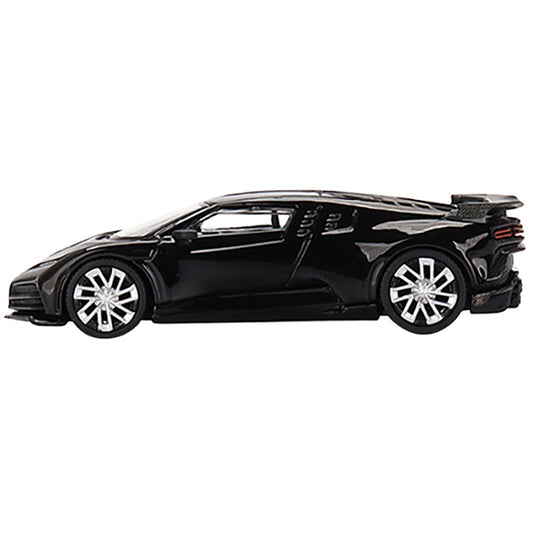 Bugatti Centodieci Black Limited Edition to 3600 pieces Worldwide 1/64 Diecast Model Car by True Scale Miniatures