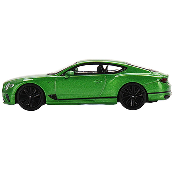 2022 Bentley Continental GT Speed Apple Green Metallic Limited Edition to 1200 pieces Worldwide 1/64 Diecast Model Car by True Scale Miniatures