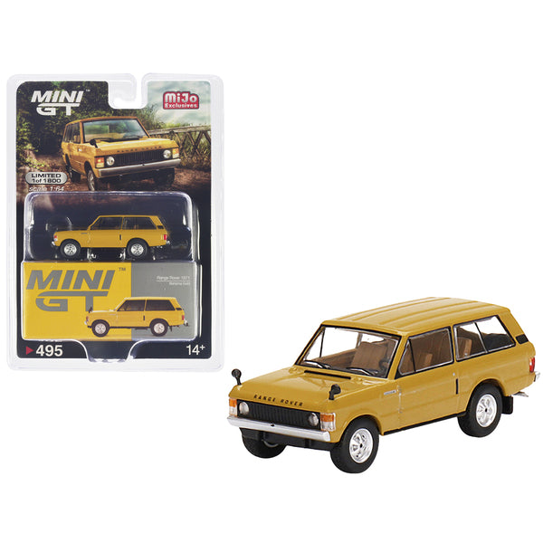 1971 Range Rover Bahama Gold Limited Edition 1/64 Diecast Model Car by True Scale Miniatures