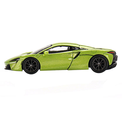 McLaren Artura Flux Green Metallic Limited Edition to 2040 pieces Worldwide 1/64 Diecast Model Car by True Scale Miniatures