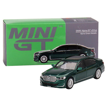 BMW Alpina B7 xDrive Alpina Green Metallic Limited Edition to 1200 pieces Worldwide 1/64 Diecast Model Car by True Scale Miniatures