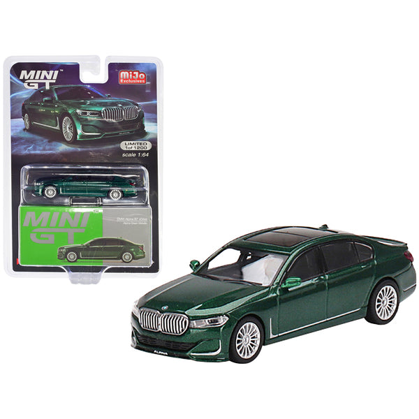 BMW Alpina B7 xDrive Alpina Green Metallic Limited Edition to 1200 pieces Worldwide 1/64 Diecast Model Car by True Scale Miniatures