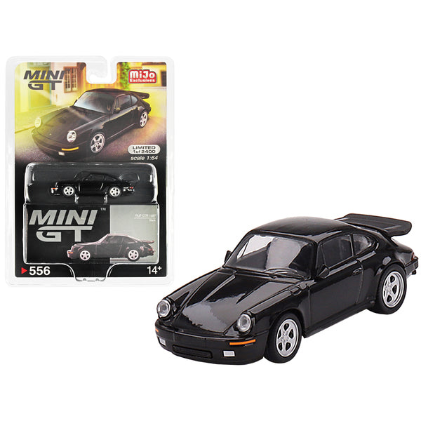 1987 RUF CTR Black Limited Edition to 2400 pieces Worldwide 1/64 Diecast Model Car by True Scale Miniatures