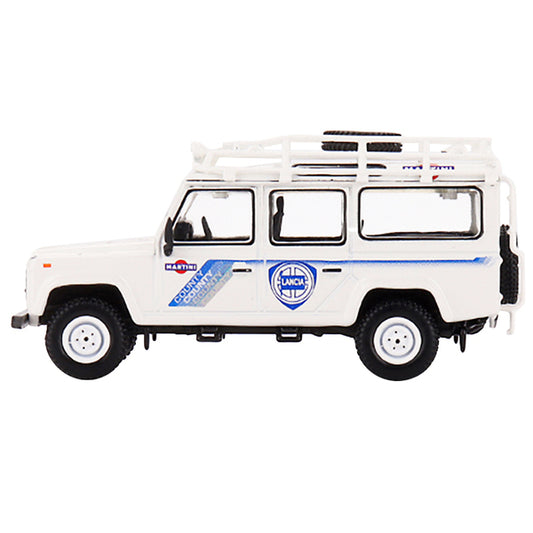 Land Rover Defender 110 "1991 Safari Rally Martini Racing" Support Vehicle 1/64 Diecast Model Car by True Scale Miniatures