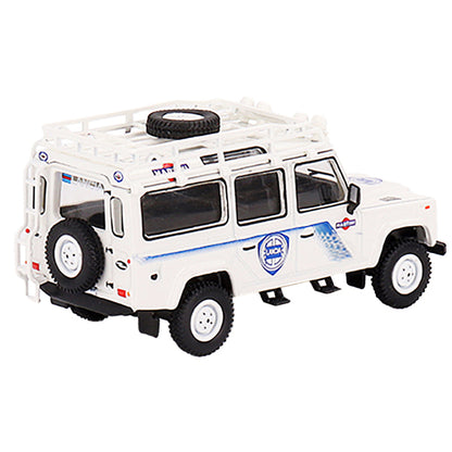 Land Rover Defender 110 "1991 Safari Rally Martini Racing" Support Vehicle 1/64 Diecast Model Car by True Scale Miniatures