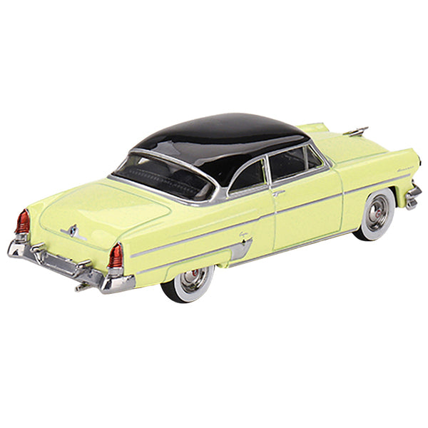 1954 Lincoln Capri Premier Yellow with Black Top Limited Edition to 3000 pieces Worldwide 1/64 Diecast Model Car by True Scale Miniatures