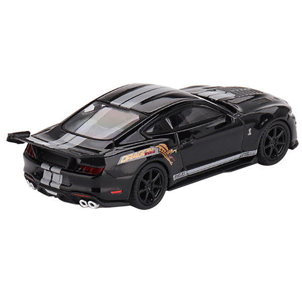 Shelby GT500 Dragon Snake Concept Black with Gray Stripes Limited Edition to 5400 pieces Worldwide 1/64 Diecast Model Car by True Scale Miniatures