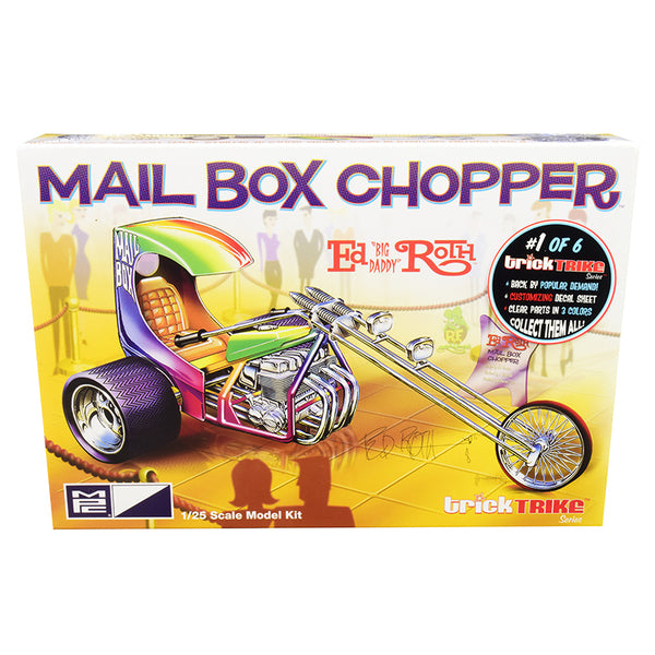 Skill 2 Model Kit Mail Box Chopper Trike (Ed "Big Daddy" Roth's) "Trick Trikes" Series 1/25 Scale Model by MPC