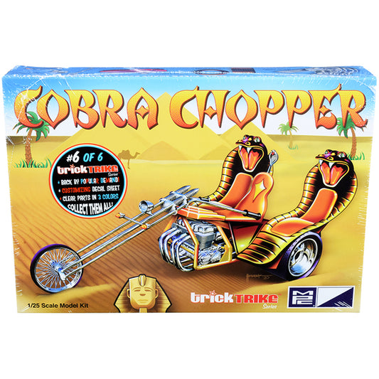 Skill 2 Model Kit Cobra Chopper "Trick Trikes" Series 1/25 Scale Model by MPC