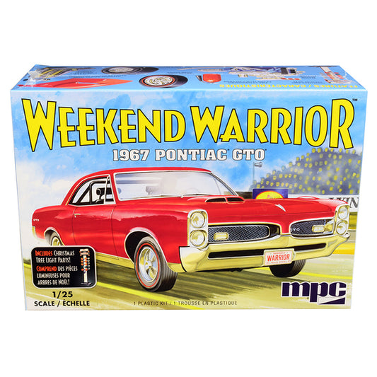 Skill 3 Model Kit 1967 Pontiac GTO "Weekend Warrior" 3 in 1 Kit 1/25 Scale Model by MPC