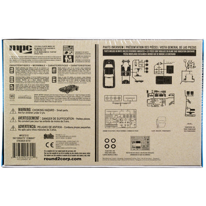 Skill 2 Model Kit 1967 Chevrolet Corvette Stingray "Streaker Vette" "The Great Street Machines" Series 1/25 Scale Model Car by MPC