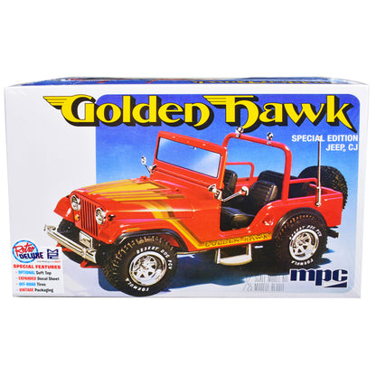 Skill 2 Model Kit 1981 Jeep CJ5 Golden Hawk 1/25 Scale Model Car by MPC