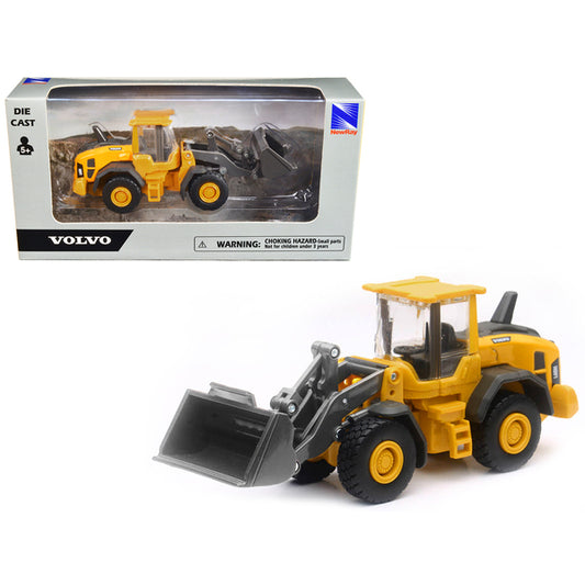 Volvo L60H Wheel Loader Yellow Diecast Model by New Ray