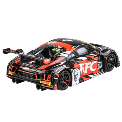 Audi R8 LMS #24 Daniel Gaunt - Tony Bates "KFC Racing" 3rd Place "Australian GT Championship" (2018) 1/64 Diecast Model Car by Paragon Models