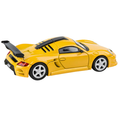 2012 RUF CTR3 Clubsport Blossom Yellow 1/64 Diecast Model Car by Paragon Models