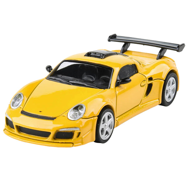 2012 RUF CTR3 Clubsport Blossom Yellow 1/64 Diecast Model Car by Paragon Models