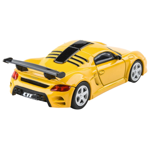 2012 RUF CTR3 Clubsport Blossom Yellow 1/64 Diecast Model Car by Paragon Models