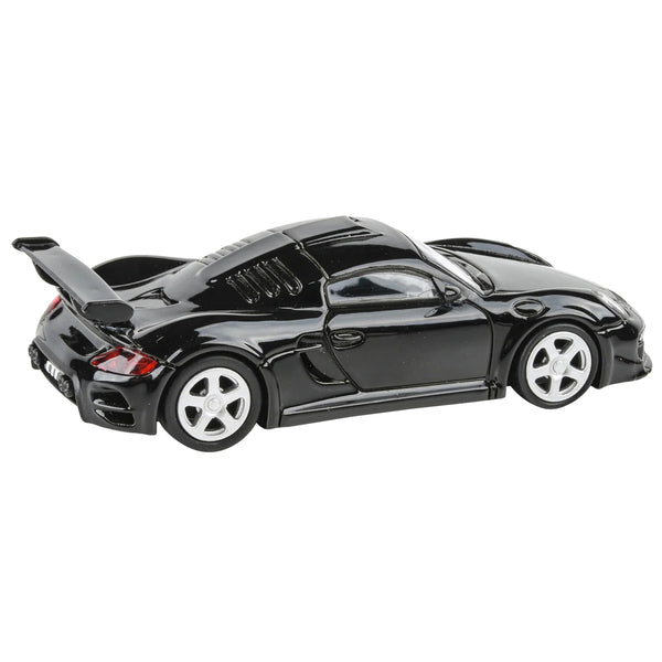 2012 RUF CTR3 Clubsport Black 1/64 Diecast Model Car by Paragon Models