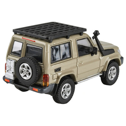 2014 Toyota Land Cruiser 71 SWB (Short Wheel Base) Sandy Taupe Brown 1/64 Diecast Model Car by Paragon Models