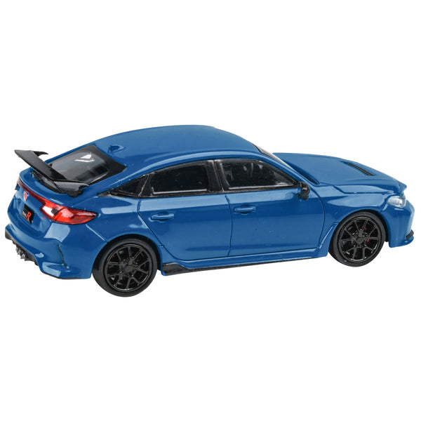 2023 Honda Civic Type R FL5 Boost Blue Pearl 1/64 Diecast Model Car by Paragon Models