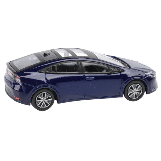 2023 Toyota Prius Reservoir Blue with Black Top and Sun Roof and Sun Roof 1/64 Diecast Model Car by Paragon Models