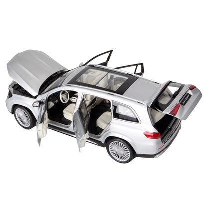 2020 Mercedes-Maybach GLS 600 Silver Metallic with Sun Roof 1/18 Diecast Model Car by Paragon Models