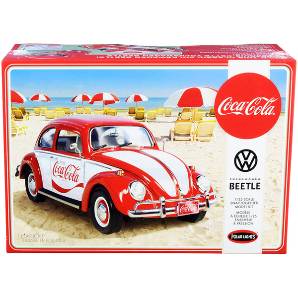 Skill 3 Snap Model Kit Volkswagen Beetle "Coca-Cola" 1/25 Scale Model by Polar Lights