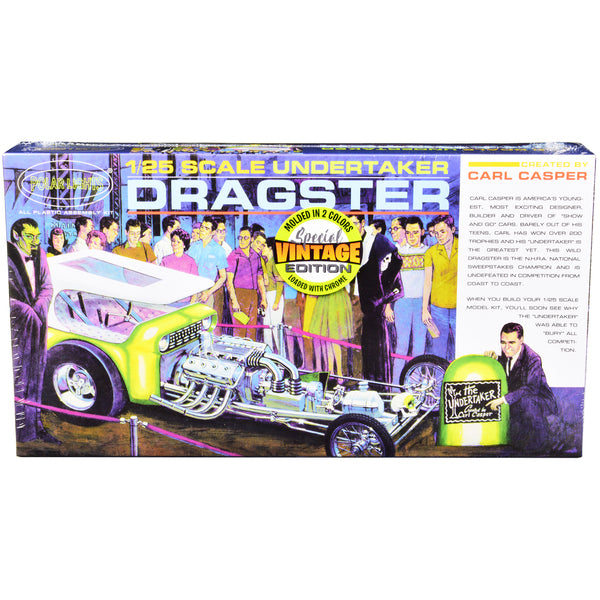 Skill 2 Model Kit Undertaker Dragster by Carl Casper 1/25 Scale Model by Polar Lights