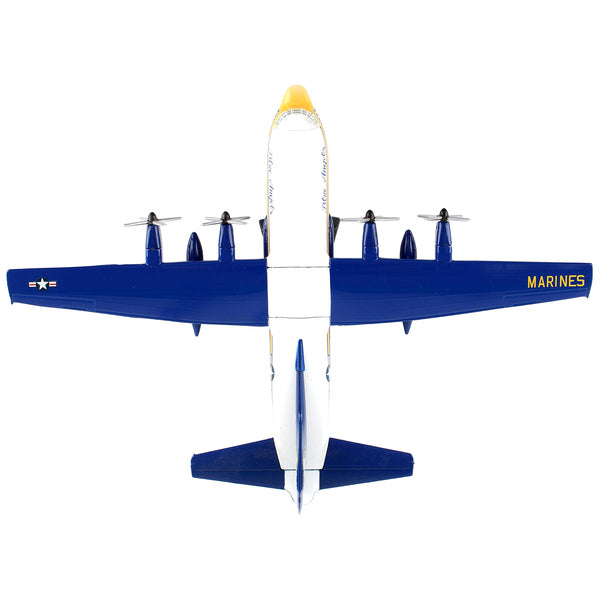 Lockheed C-130 Hercules Transport Aircraft "Fat Albert - Blue Angels" 1/200 Diecast Model Airplane by Postage Stamp