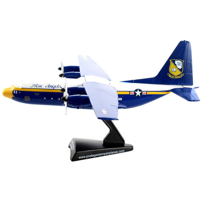 Lockheed C-130 Hercules Transport Aircraft "Fat Albert - Blue Angels" 1/200 Diecast Model Airplane by Postage Stamp