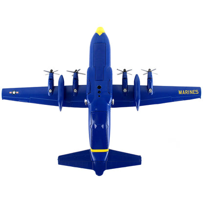 Lockheed C-130 Hercules Transport Aircraft "Fat Albert - Blue Angels" 1/200 Diecast Model Airplane by Postage Stamp