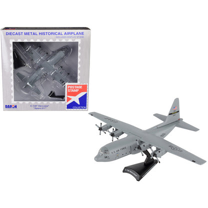 Lockheed C-130 Hercules Transport Aircraft "Spare 617" United States Air Force 1/200 Diecast Model Airplane by Postage Stamp