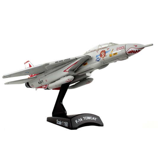 Grumman F-14 Tomcat Fighter Aircraft VF-111 Sundowners "Miss Molly" United States Navy  1/160 Diecast Model Airplane by Postage Stamp