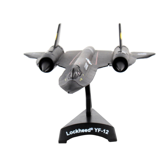 Lockheed YF-12 SR-71 Blackbird Aircraft "NASA" United States Air Force 1/200 Diecast Model Airplane by Postage Stamp