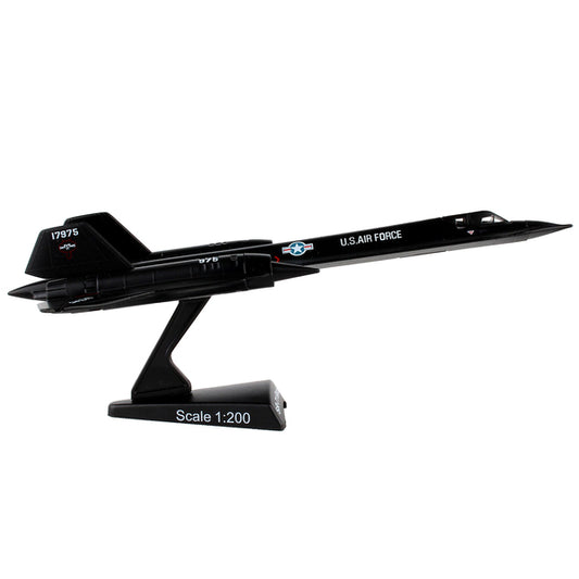 Lockheed SR-71 Blackbird Aircraft "United States Air Force" 1/200 Diecast Model Airplane by Postage Stamp