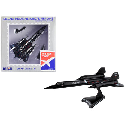 Lockheed SR-71 Blackbird Aircraft "United States Air Force" 1/200 Diecast Model Airplane by Postage Stamp