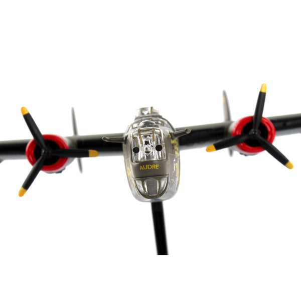 Consolidated B-24J Liberator Bomber Aircraft "Witchcraft 467th Bomb Group 790 Bomb Squadron" United States Army Air Forces 1/163 Diecast Model Airplane by Postage Stamp