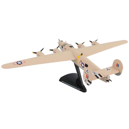 Consolidated B-24D Liberator Bomber Aircraft "Strawberry Bitch 376th Heavy Bombardment North Africa" United States Army Air Forces 1/163 Diecast Model Airplane by Postage Stamp