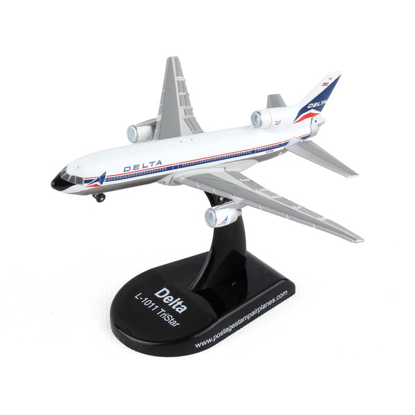 Lockheed L-1011 TriStar Commercial Aircraft "Delta Airlines" 1/500 Diecast Model Airplane by Postage Stamp