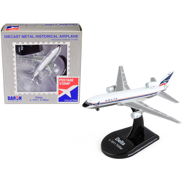 Lockheed L-1011 TriStar Commercial Aircraft "Delta Airlines" 1/500 Diecast Model Airplane by Postage Stamp