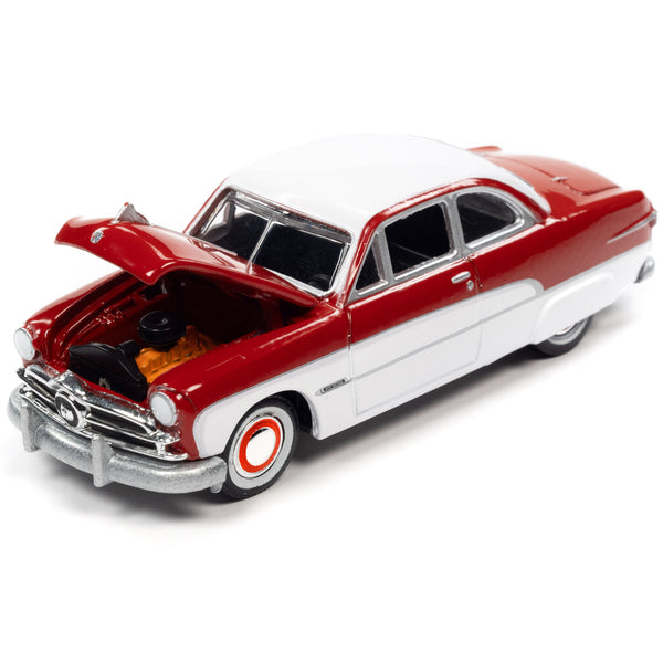 1950 Ford Coupe Red and White "Racing Champions Mint 2022" Release 2 Limited Edition to 8548 pieces Worldwide 1/64 Diecast Model Car by Racing Champions