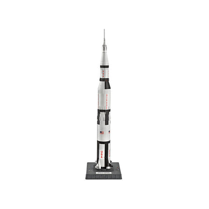 Level 4 Model Kit Apollo 11 Saturn V Rocket "50th Anniversary Moon Landing" 1/144 Scale Model by Revell