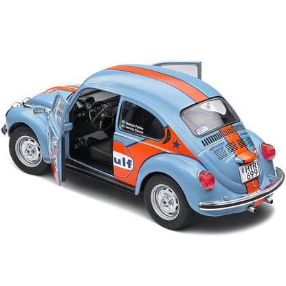 Volkswagen Beetle 1303 #7 Mathias Fahlke - Pernilla Sterner "Gulf Oil" Rally Cold Balls (2019) "Competition" Series 1/18 Diecast Model Car by Solido