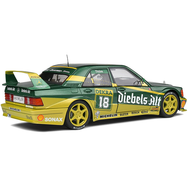 Mercedes-Benz 190 EVO II #18 Kurt Thiim "DTM (Deutsche Tourenwagen Meisterschaft)" (1992) "Competition" Series 1/18 Diecast Model Car by Solido