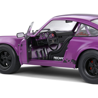 1973 Porsche 911 RSR Purple with Black Stripes 1/18 Diecast Model Car by Solido